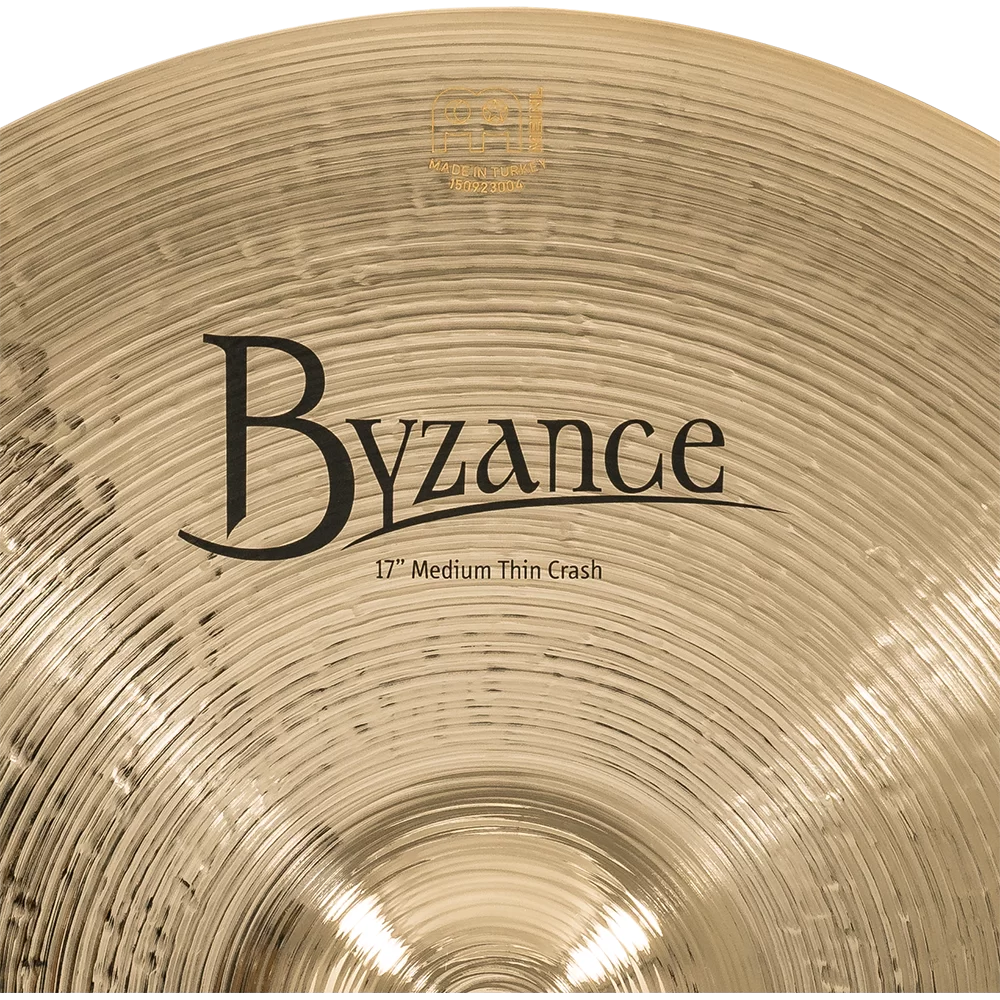 Meinl B17MTC-B 17Inch Byzance Brilliant Medium Thin Crash