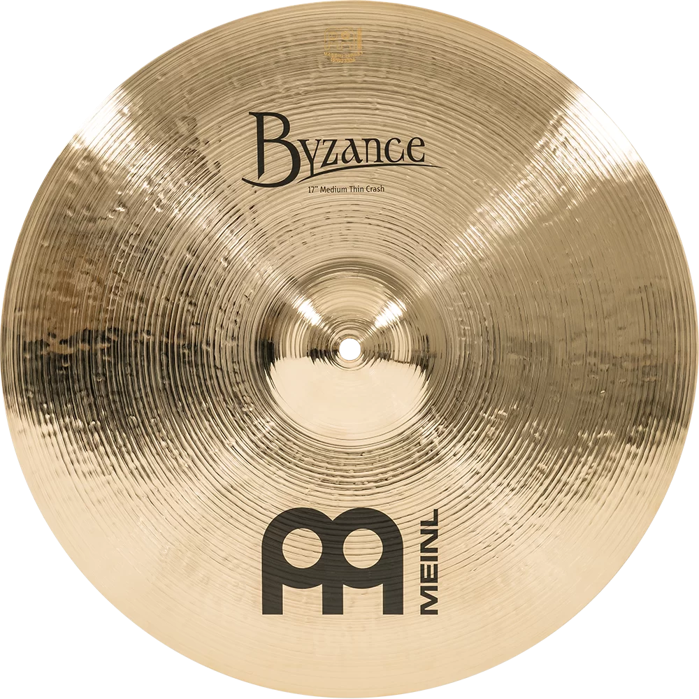 Meinl B17MTC-B 17Inch Byzance Brilliant Medium Thin Crash