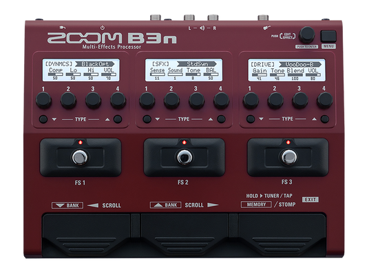 Zoom B3n Intuitive Multi-Effects Processor for Bassists