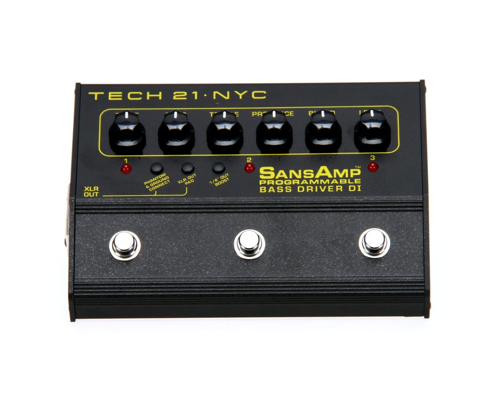 Tech 21 PBDR SansAmp Programmable Bass Driver DI Pedal