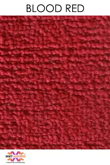 Acoustic Carpet Tiles 25mm Thick (50x50)cm Multi-Color Bass Absorption Box of 24 Pcs