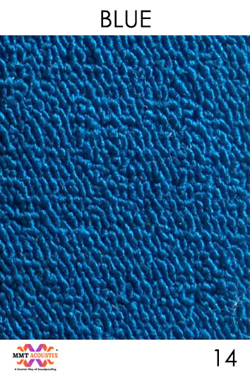Acoustic Carpet Tiles 25mm Thick (50x50)cm Multi-Color Bass Absorption Box of 24 Pcs