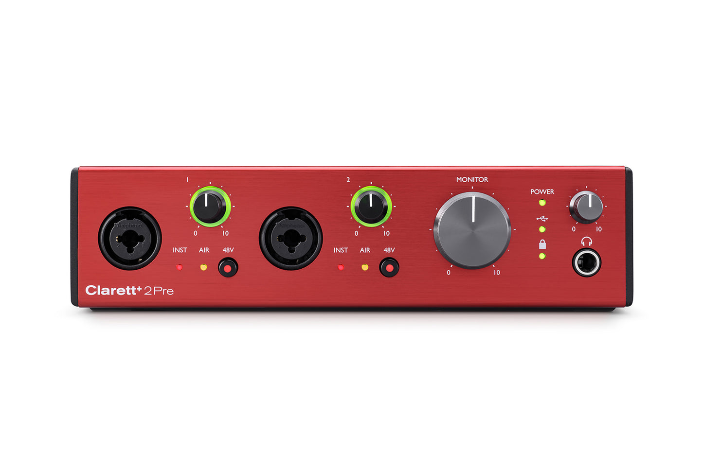 Focusrite 2Pre Pure-Sounding 10-In/4-Out Audio Interface For The Recording Artist