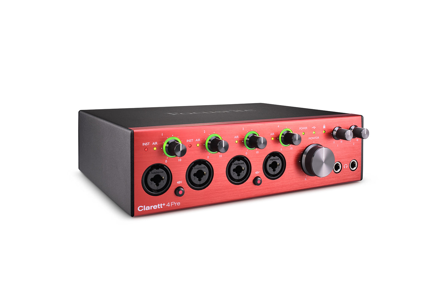 Focusrite Clarett 4 Pre USB Versatile And Sonically True 18-IN/8-OUT Audio Interface