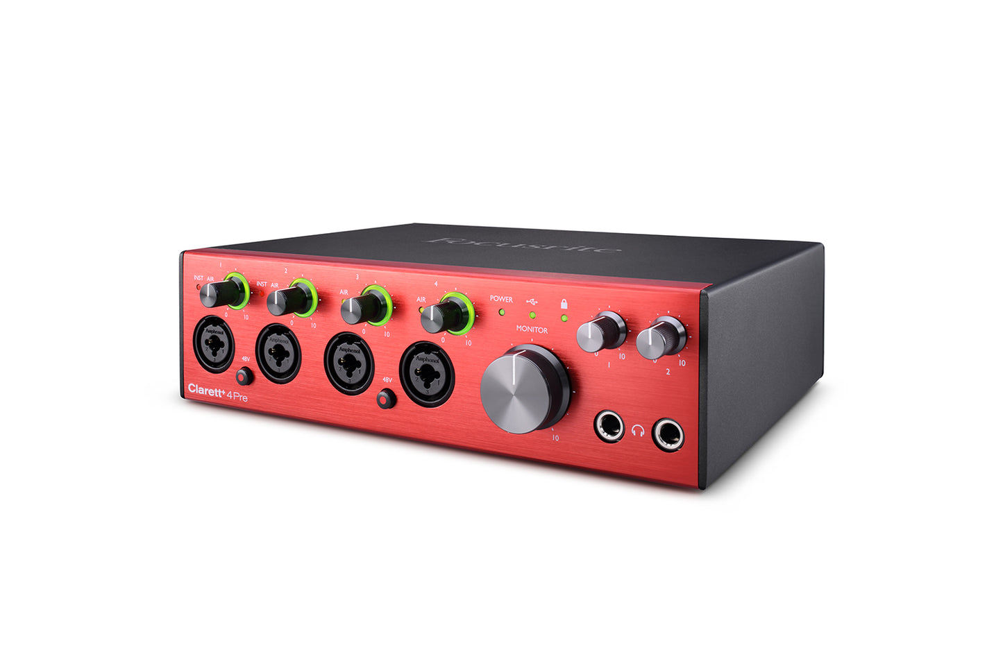 Focusrite Clarett 4 Pre USB Versatile And Sonically True 18-IN/8-OUT Audio Interface