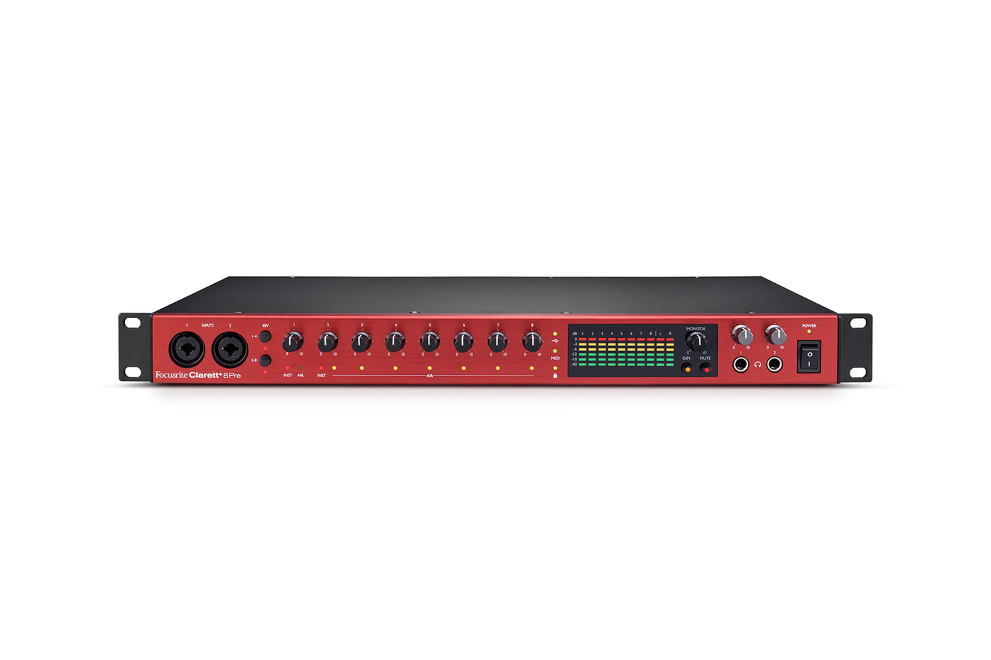 Focusrite Clarett+ 8 Pre USB Powerful Studio-Grade 18-IN / 20-OUT Audio Interface