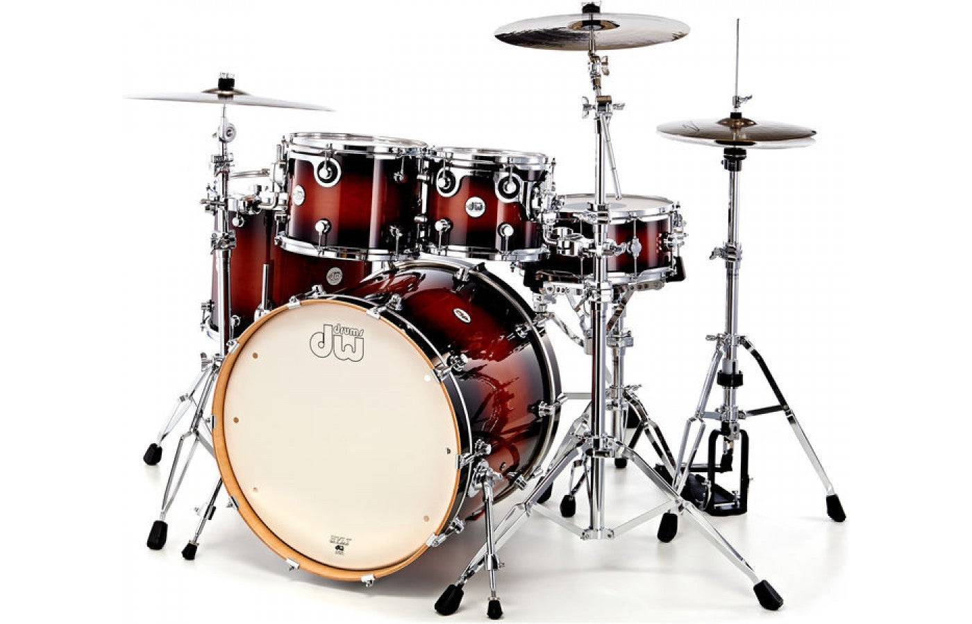DW DDLG2215TB Design Series® 5-piece Shell Pack - Tobacco Burst