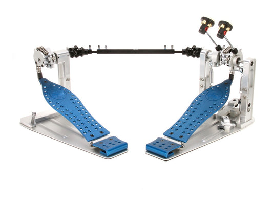 DW DWCPMCD2BL MCD Machined Chain Drive Double Bass Drum Pedal - Blue