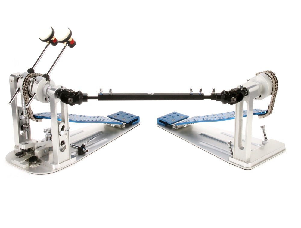 DW DWCPMCD2BL MCD Machined Chain Drive Double Bass Drum Pedal - Blue