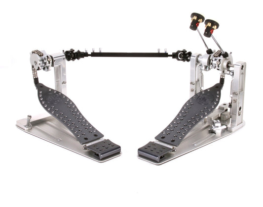 DW DWCPMCD2GR MCD Machined Chain Drive Double Bass Drum Pedal - Gray