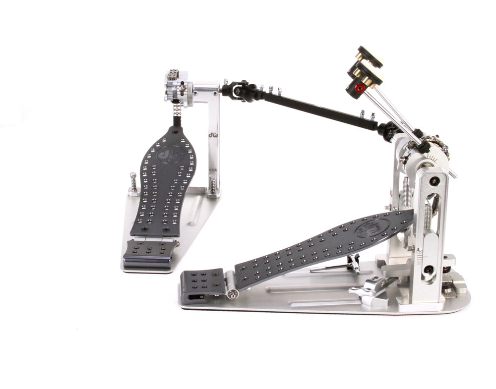 DW DWCPMCD2GR MCD Machined Chain Drive Double Bass Drum Pedal - Gray