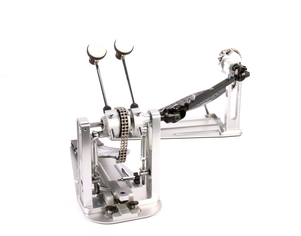 DW DWCPMCD2GR MCD Machined Chain Drive Double Bass Drum Pedal - Gray