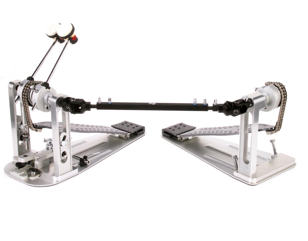 DW DWCPMCD2GR MCD Machined Chain Drive Double Bass Drum Pedal - Gray