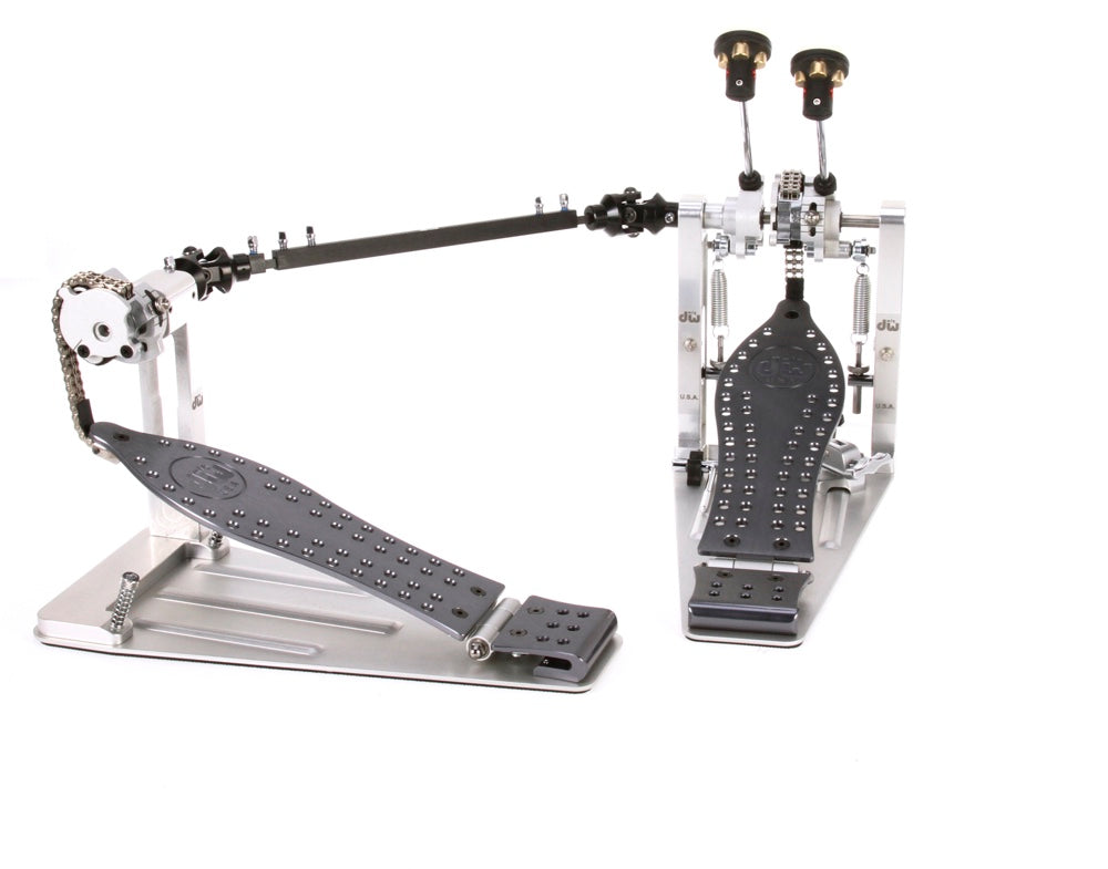 DW DWCPMCD2GR MCD Machined Chain Drive Double Bass Drum Pedal - Gray