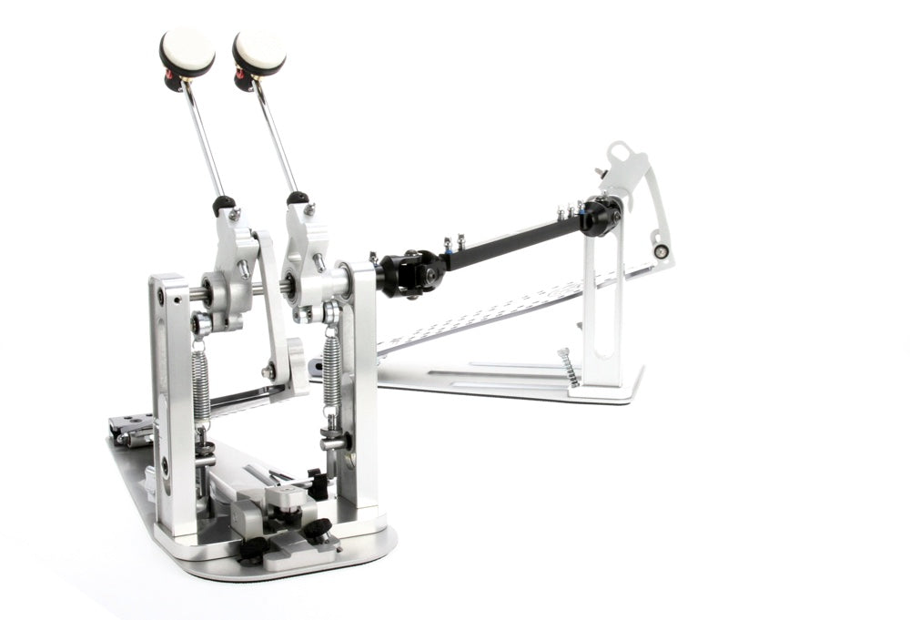 DW DWCPMDD2XF MDD Machined Direct Drive Double Bass Drum Pedal with Extended Footboard - Polished