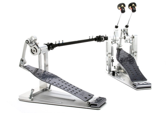 DW DWCPMDD2XF MDD Machined Direct Drive Double Bass Drum Pedal with Extended Footboard - Polished
