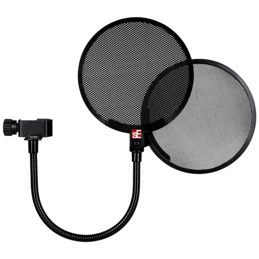 sE Electronics Dual Pop Filter with Fabric Membrane and Metal units