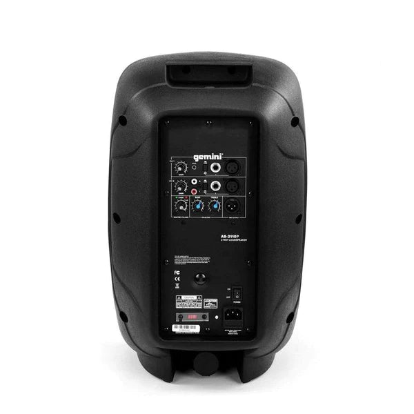 Gemini Audio AS-2110P 1000 Watt Active 10Inch Loudspeaker Pair