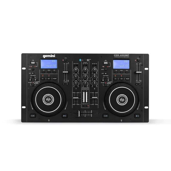 Gemini Audio CDM-4000BT Dual CD/USB Media Player With Bluetooth