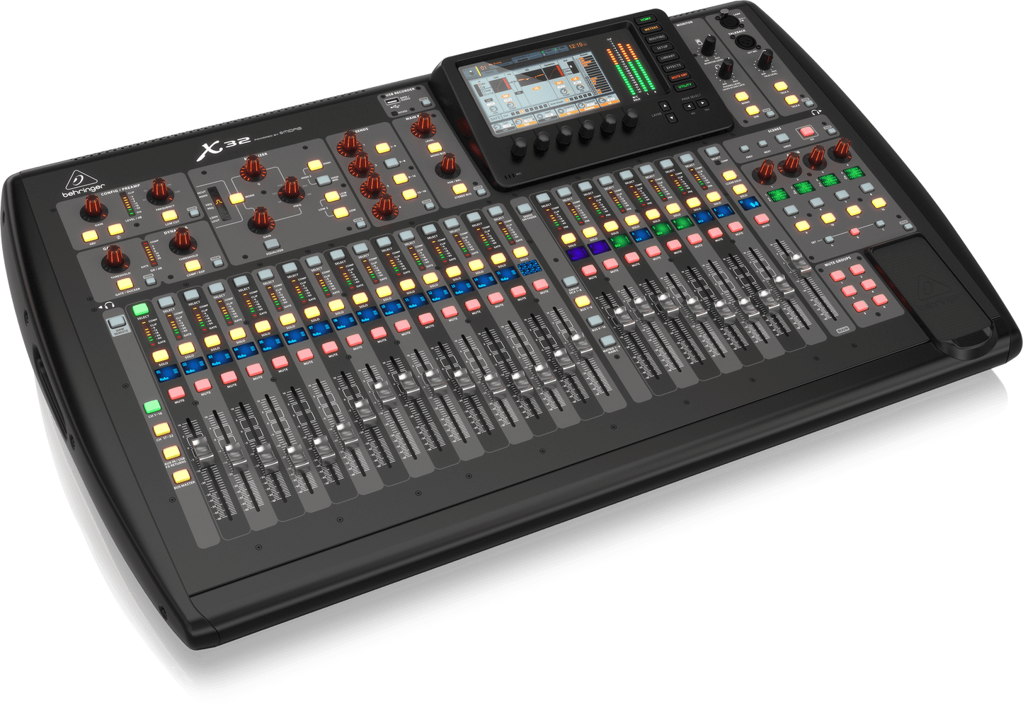 Behringer X32 40Input Digital Mixing Console With S32 32Channel Stage I/O Box