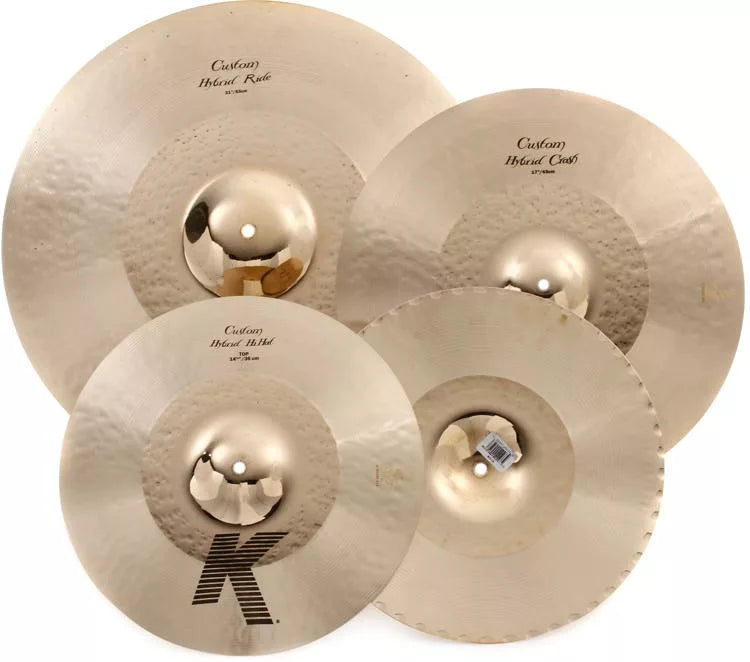 Zildjian KCH390 K Custom Hybrid Cymbal Set - 14.25-/17-/21-inch
