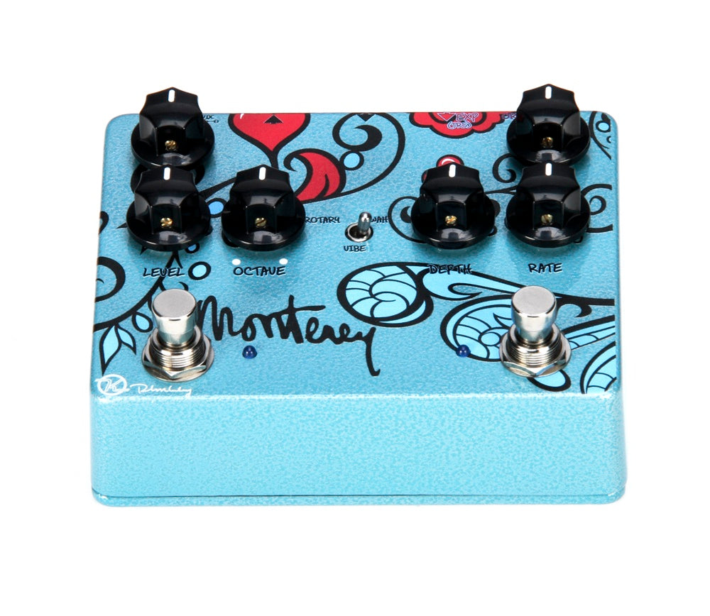 Keeley Monterey Rotary Fuzz Vibe Multi-effects Pedal