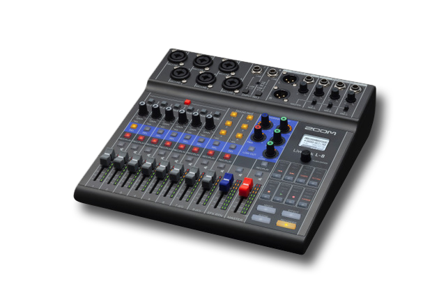 Zoom L-8 Live Track Mixer + Recorder