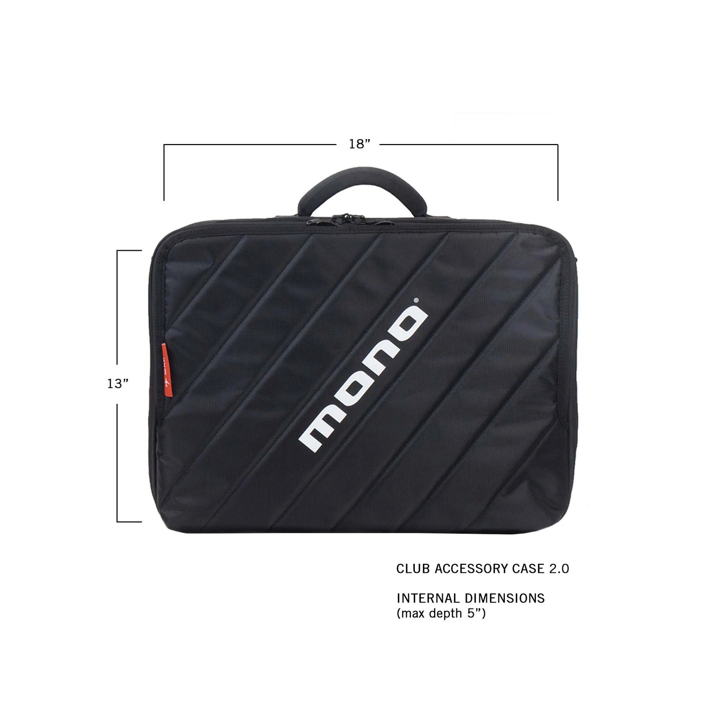 MONO M80-CLUB-V2-BLK Club Accessory Case 2.0 — Jet Black