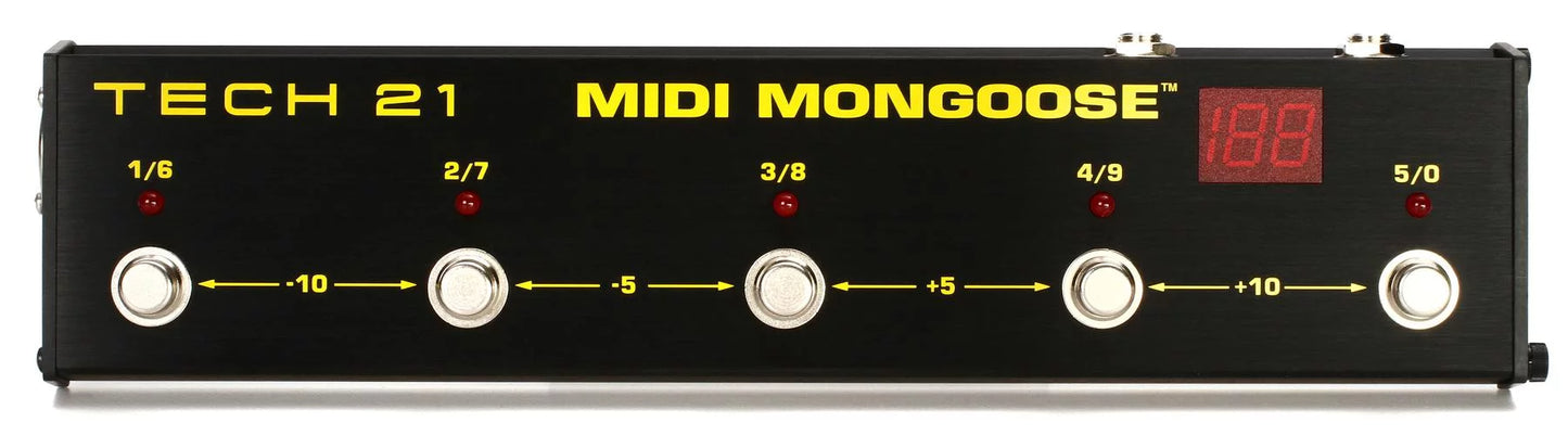 Tech 21 MMG1 MIDI Mongoose 5-button MIDI Foot Controller