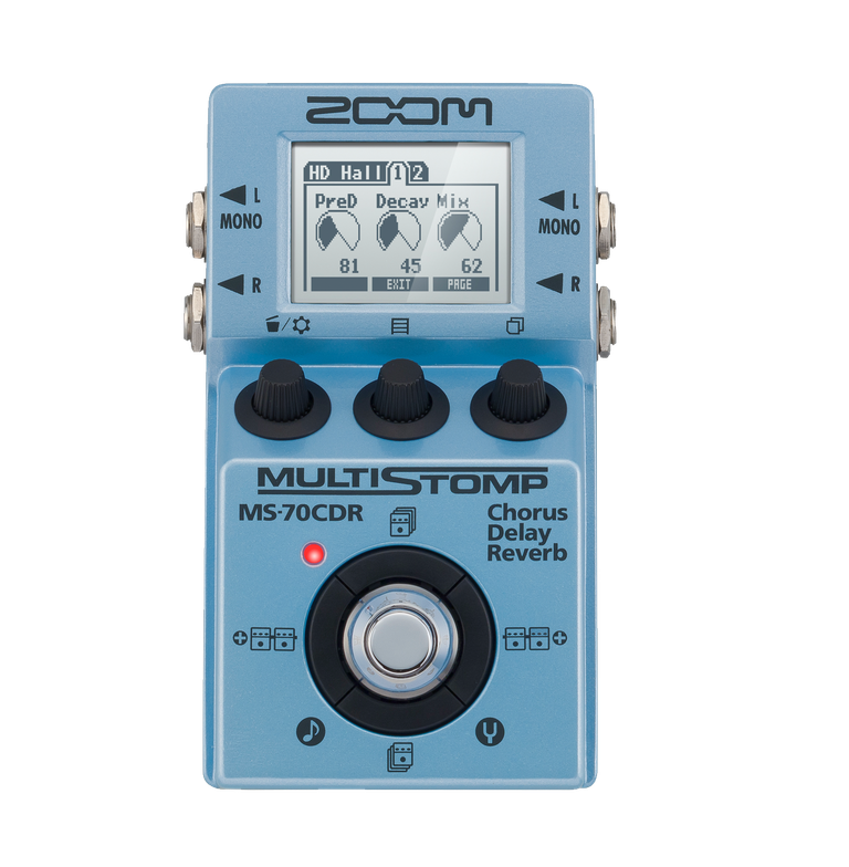 Zoom MS-70CDR+ MultiStomp for Guitar