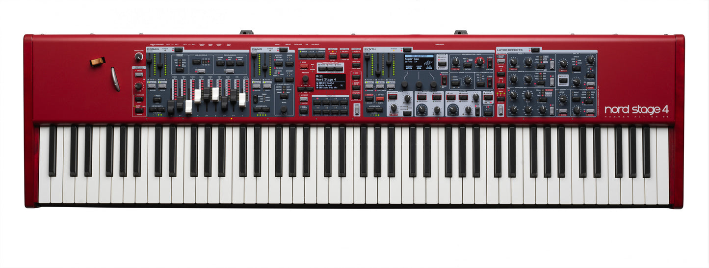 Nord Stage 4 88 - 73 - Compact Note Fully Weighted Triple Sensor Keybed