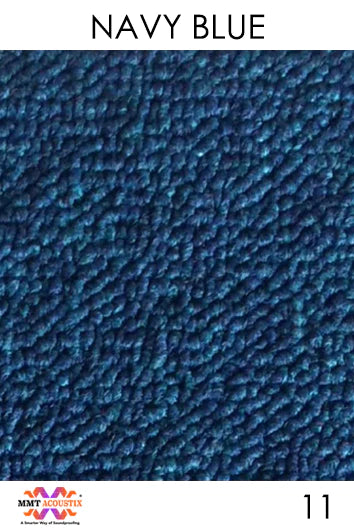 Acoustic Carpet Tiles 25mm Thick (50x50)cm Multi-Color Bass Absorption Box of 24 Pcs