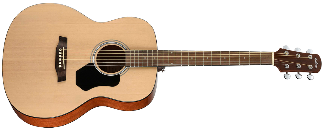 Walden O350E/W 300 Series Acoustic Electric Guitar Orchestra with Bag - Natural