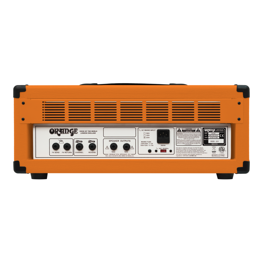 Orange D-CR-120-H 120w Twin Channel Solid State Guitar Amp Head With Digital Reverb & FX loop