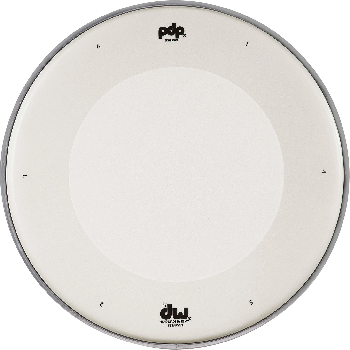 PDP PDACDH12WCDRY 12Inch White Coated Dry Snare Batter Head