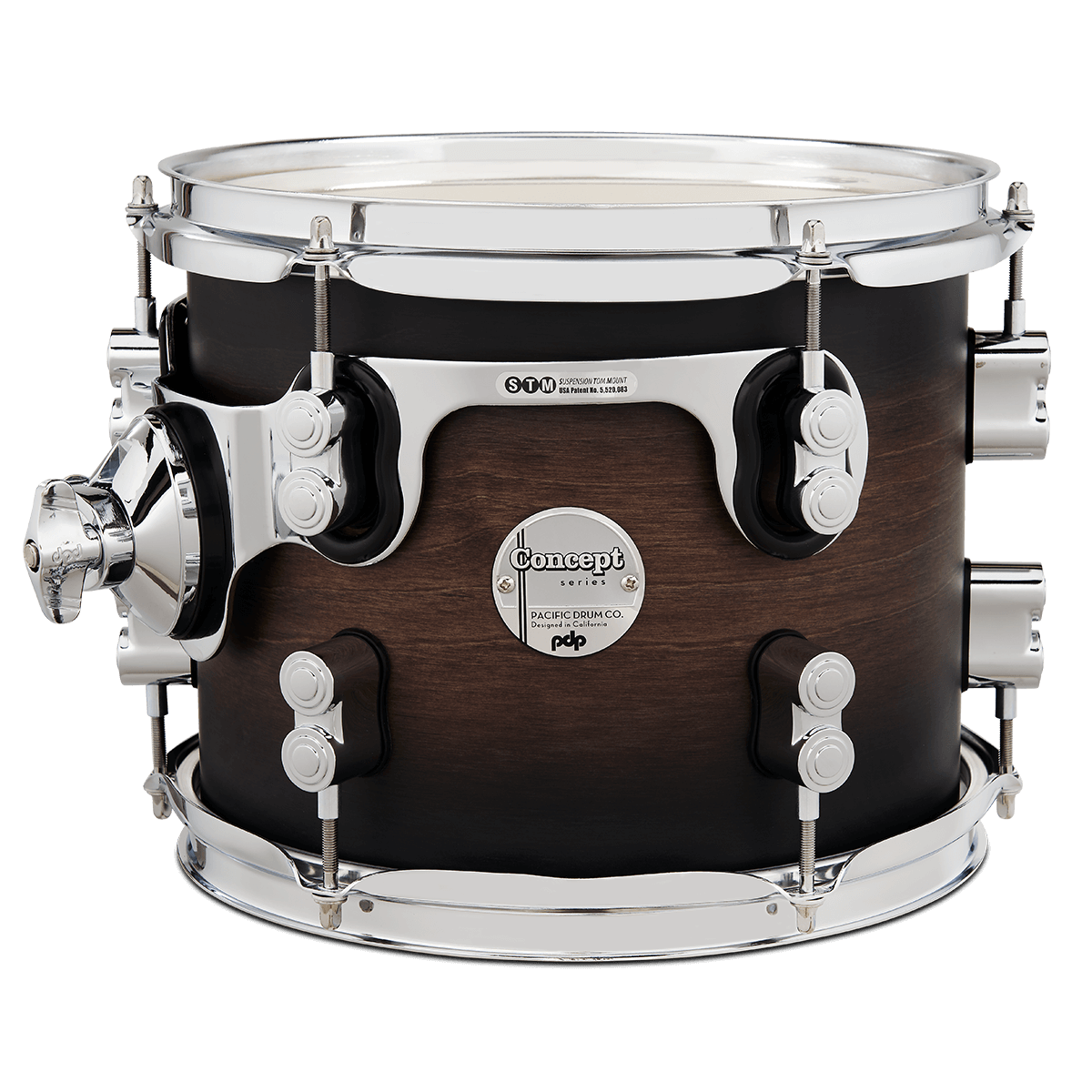 PDP PDCM2215SCB Concept Maple Shell Pack 5-piece Satin Charcoal Burst