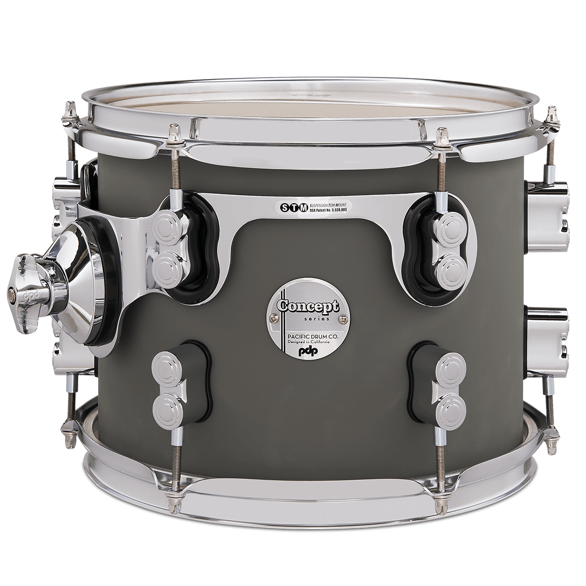 PDP PDCM2217SP Concept Maple Shell Pack 7-piece Satin Pewter