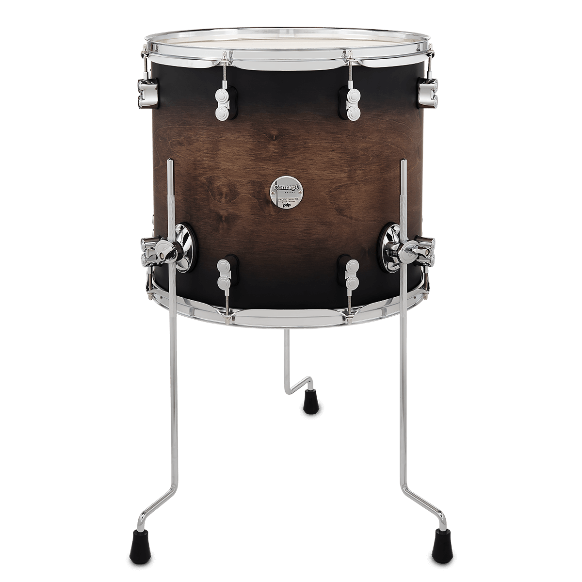 PDP PDCM2217SCB Concept Maple Shell Pack 7-piece Satin Charcoal Burst