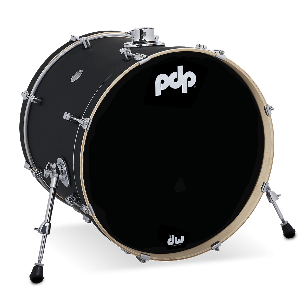 PDP PDCM2217SB Concept Maple Shell Pack 7-Piece Satin Black