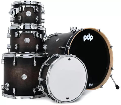 PDP PDCM2215SCB Concept Maple Shell Pack 5-piece Satin Charcoal Burst