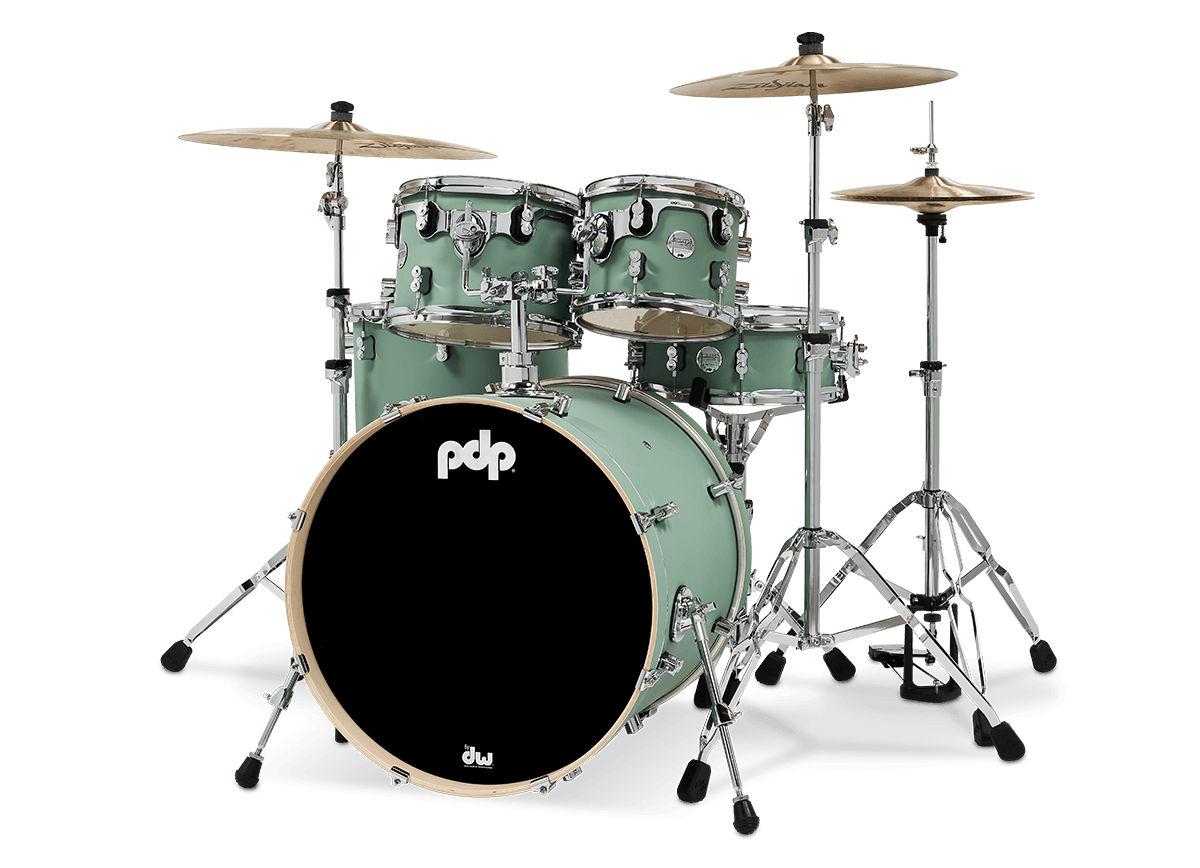 PDP PDCM2215SF Concept Maple 5-piece Shell Pack Satin Seafoam