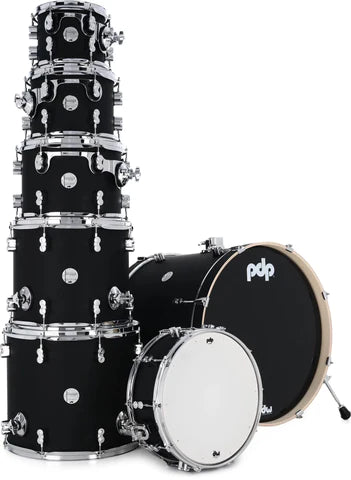 PDP PDCM2217BK Concept Maple Shell Pack 7-Piece Black