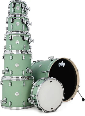 PDP PDCM2217SF Concept Maple Shell Pack 7-piece Satin Seafoam