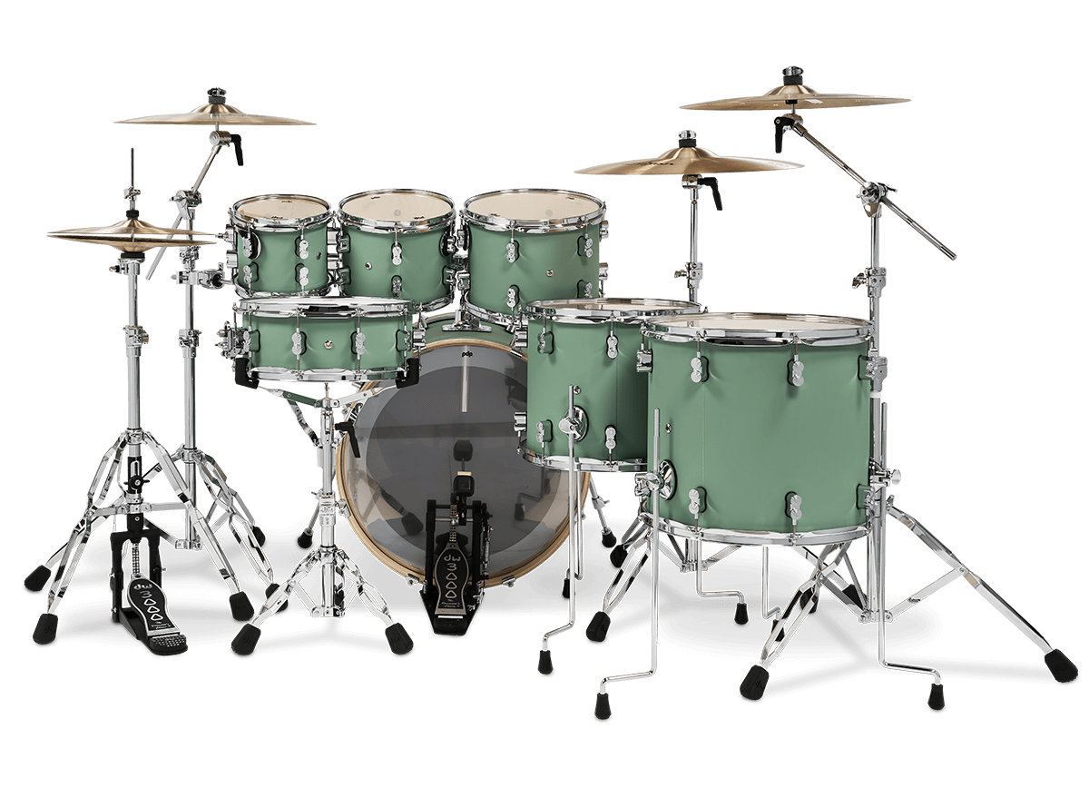 PDP PDCM2217SF Concept Maple Shell Pack 7-piece Satin Seafoam