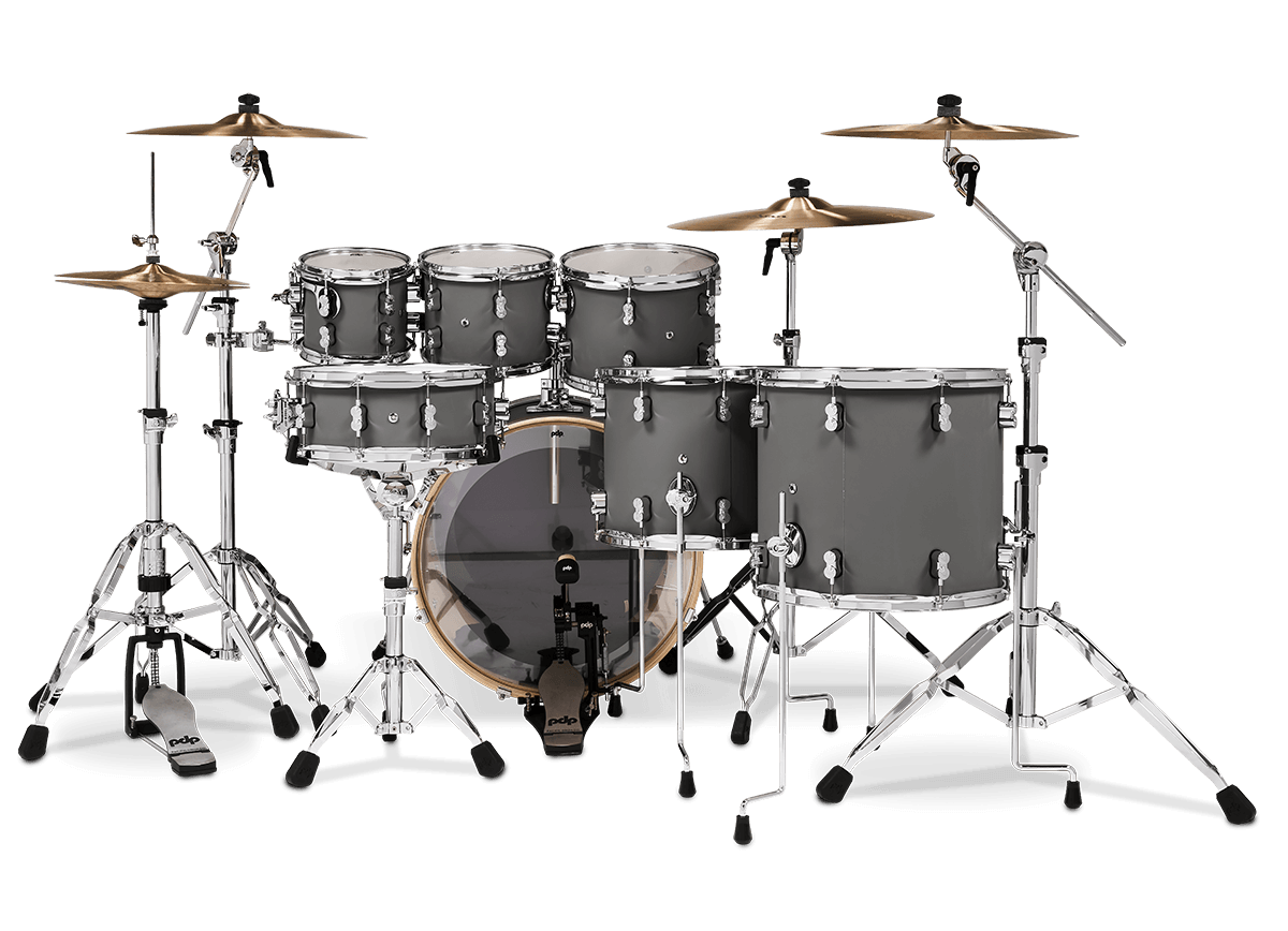 PDP PDCM2217SP Concept Maple Shell Pack 7-piece Satin Pewter