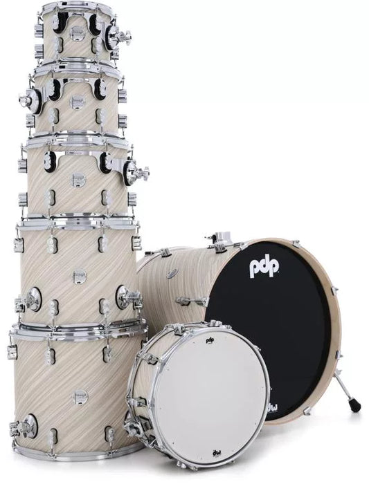 PDP PDCM2217TI Concept Maple Shell Pack 7-piece Twisted Ivory