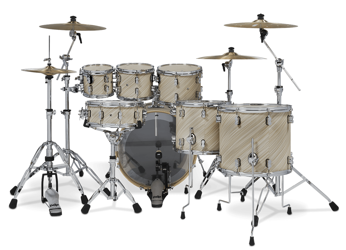 PDP PDCM2217TI Concept Maple Shell Pack 7-piece Twisted Ivory