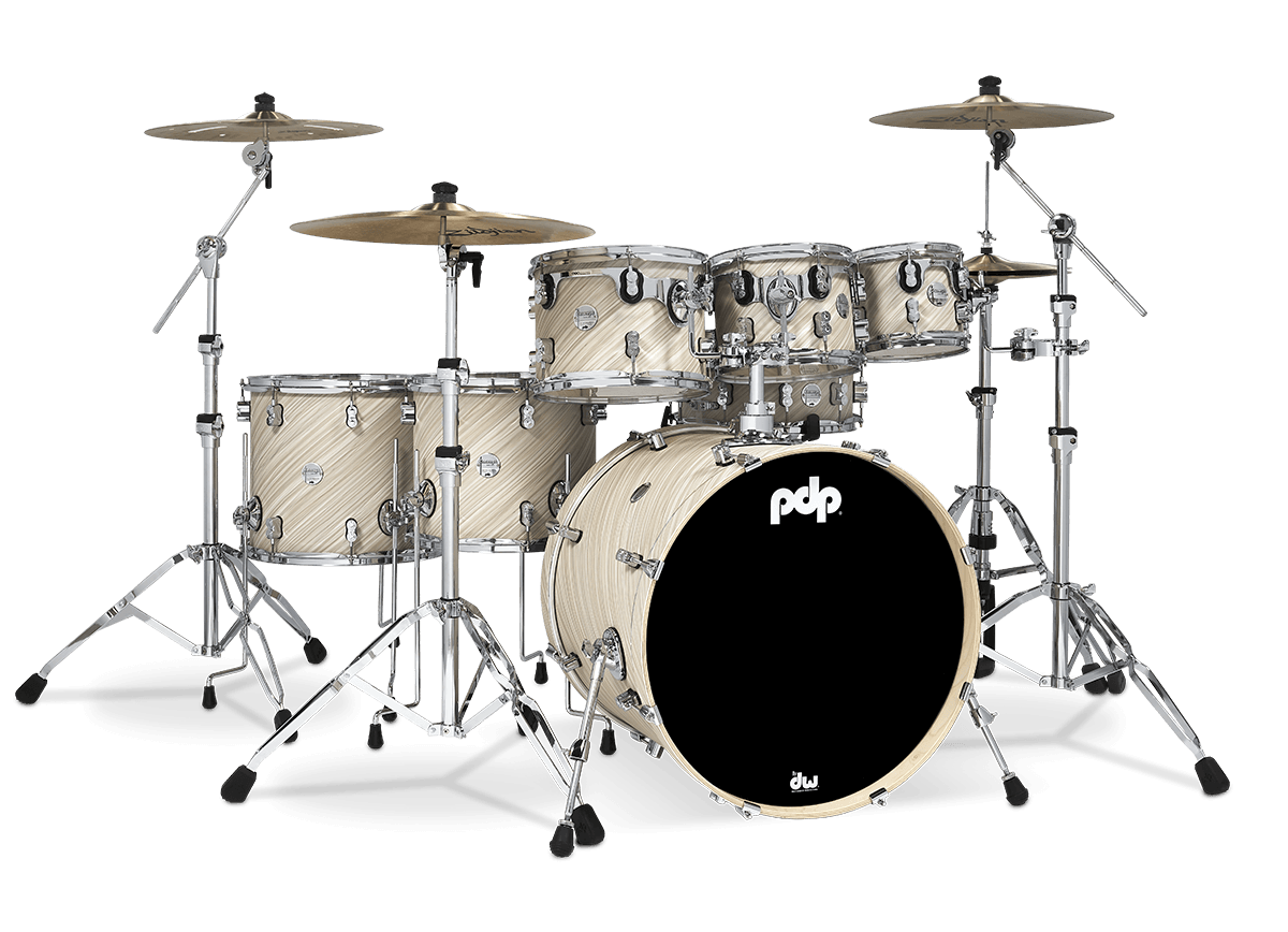 PDP PDCM2217TI Concept Maple Shell Pack 7-piece Twisted Ivory