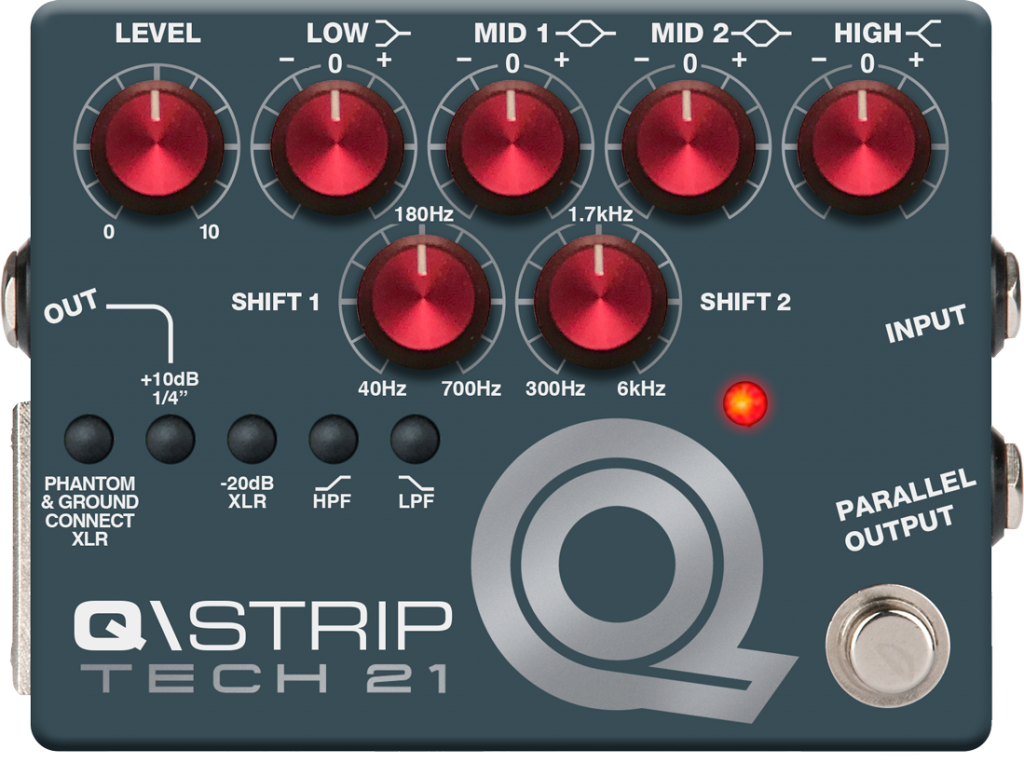 Tech 21 QST-R Q-Strip EQ and Preamp Pedal