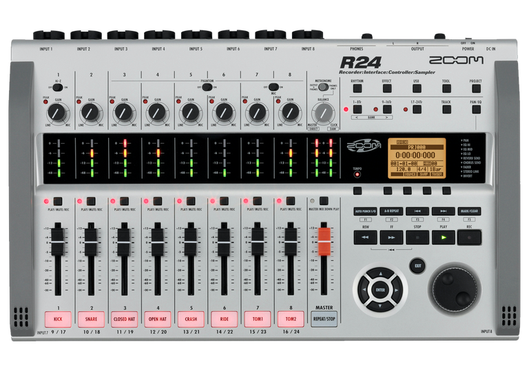 Zoom R 24 Recorder Interface Controller Sampler
